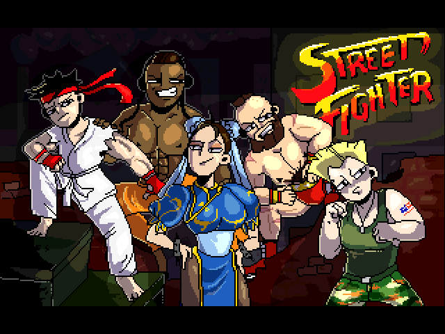 Street Fighter 2 title screen