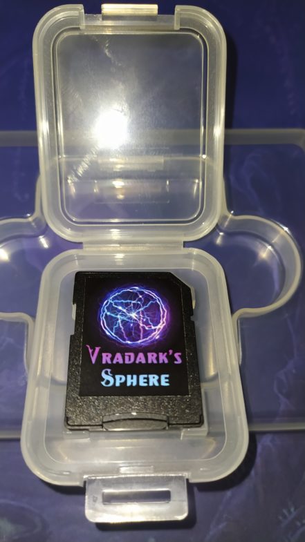 vradark's sphere zx spectrum next sd card open