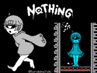 Nothing game title screen