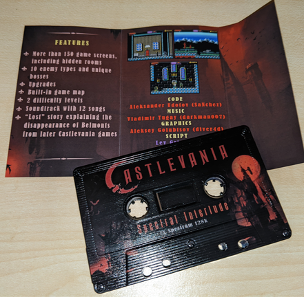 Castlevania: Spectral Interlude cassette inlay