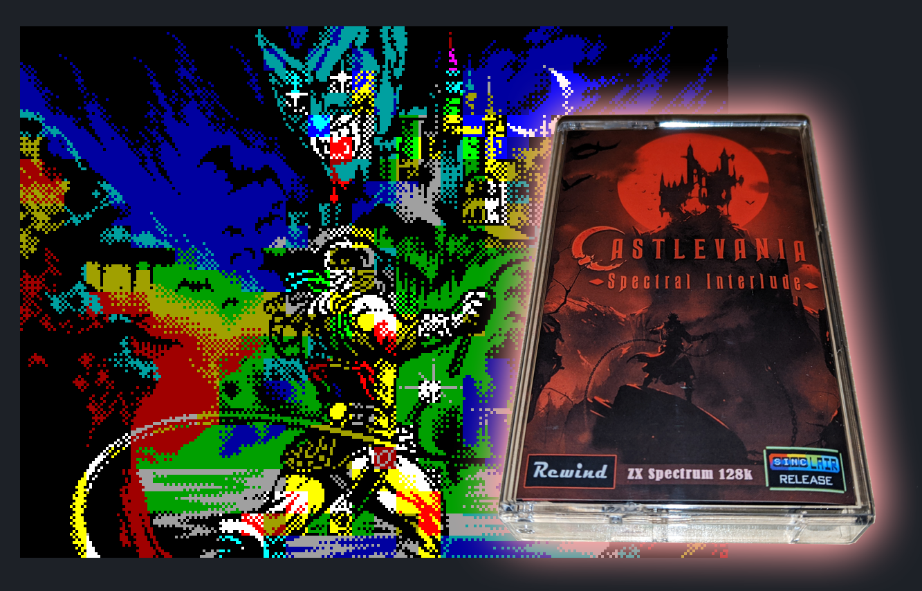 Castlevania ZX Spectrum cassette