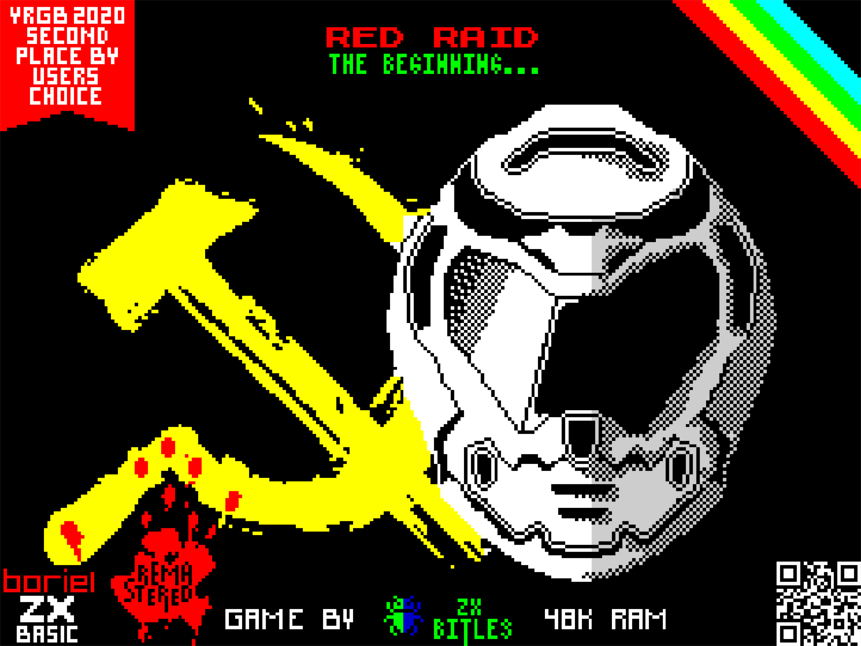 Red Raid: The beginning title screen