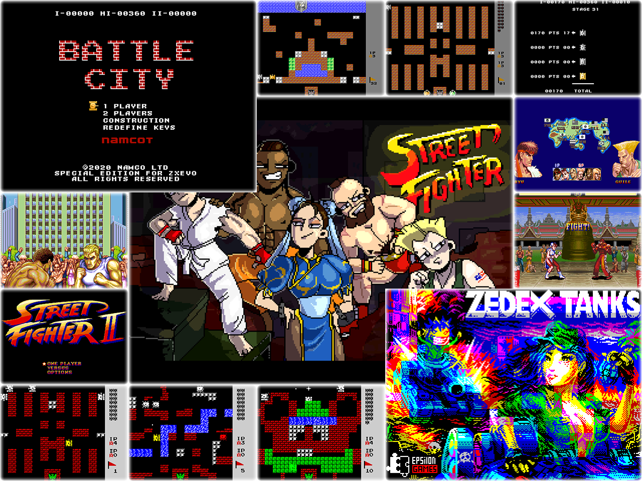 street fighter 2 zx spectrum battle city