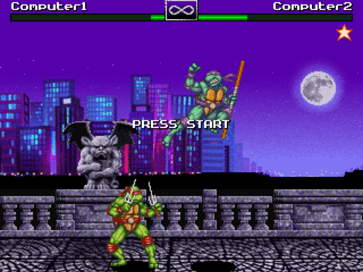Teenage Mutant Ninja Turtles Fighters game play